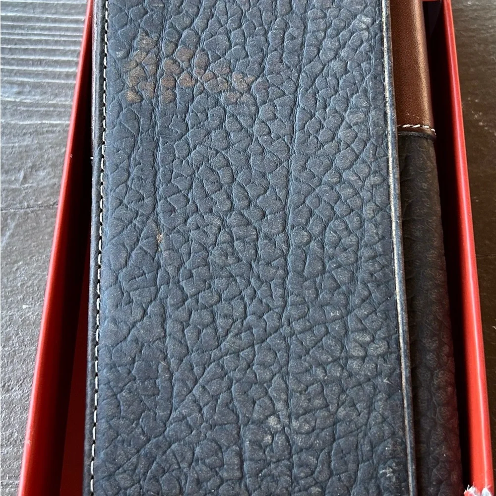 Roper‎ Check Book Wallet Genuine Leather New With Tags